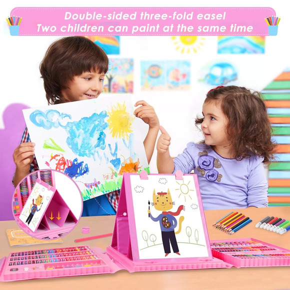 Creative Kids Art Set - 248 Piece Art Supplies Kit for Girls, Boys, and Teens - - Picture 3 of 3